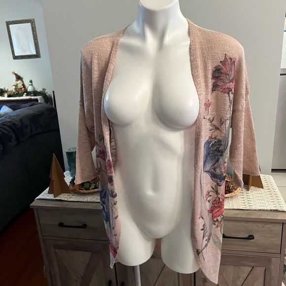 Live in the moment open front cardigan - Picture 2 of 4